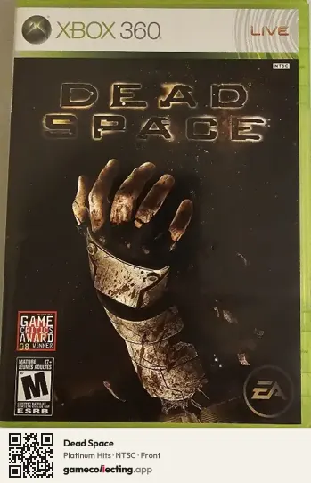 Dead Space Xbox 360, NTSC box front