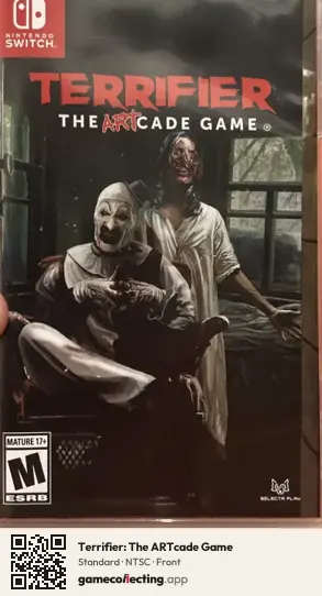 Terrifier: The ARTcade Game Nintendo Switch, NTSC box front