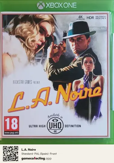 L.A. Noire Xbox One, Spain box front