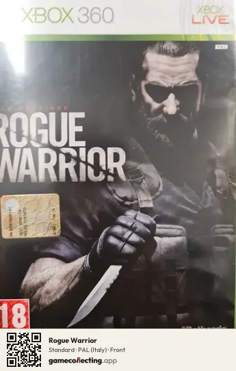 Rogue Warrior Xbox 360, Italy box front