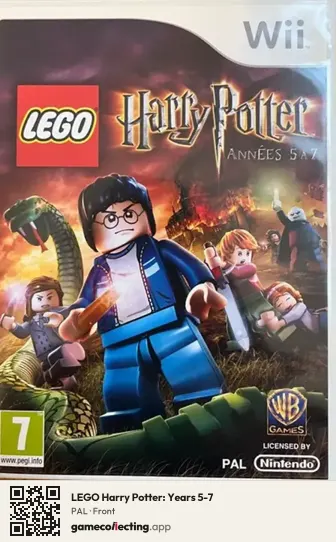 LEGO Harry Potter: Years 5-7 Nintendo Wii, PAL box front