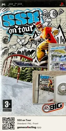SSX on Tour PlayStation Portable, PAL box front