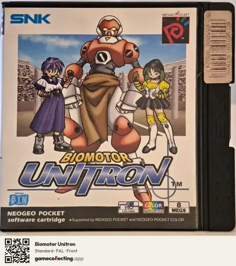 Biomotor Unitron Neo Geo Pocket Color, PAL box front
