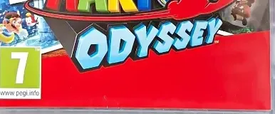 Super Mario Odyssey, the PEGI square on its front