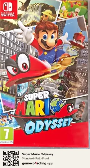 Super Mario Odyssey Nintendo Switch, PAL box front