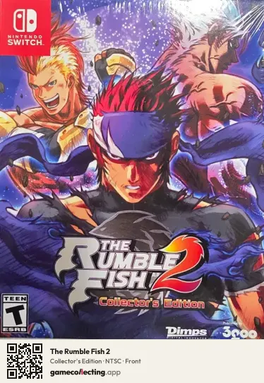 The Rumble Fish 2 Nintendo Switch, NTSC box front