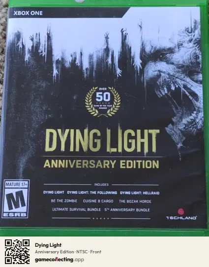 Dying Light Xbox One, NTSC box front