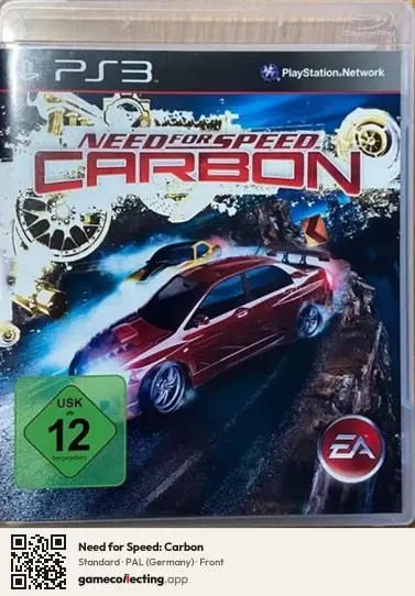 Need for Speed: Carbon PlayStation 3, Germany box front