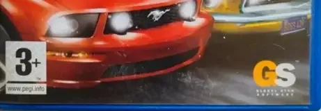 Ford Mustang: The Legend Lives, the PEGI square on its front