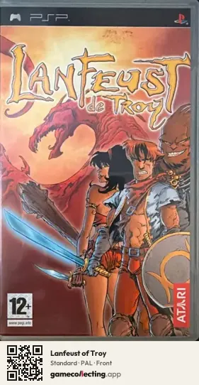 Lanfeust of Troy PlayStation Portable, PAL box front