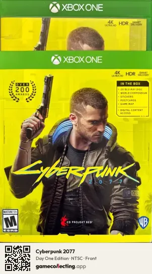 Cyberpunk 2077 Xbox One, NTSC box front