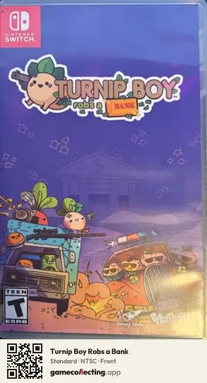 Turnip Boy Robs a Bank Nintendo Switch, NTSC box front