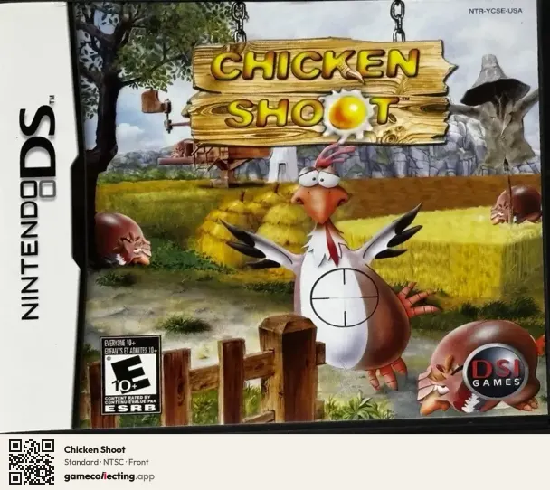 Chicken Shoot Nintendo DS, NTSC box front