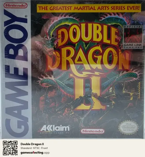 Double Dragon II Game Boy, NTSC box front