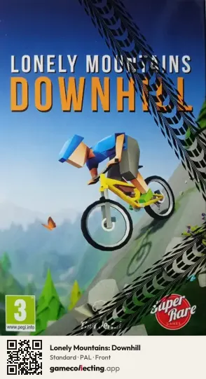 Lonely Mountains: Downhill Nintendo Switch, PAL box front