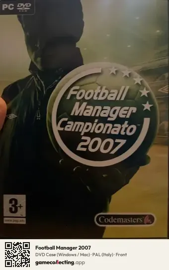 Football Manager 2007 Computer, Italy box front