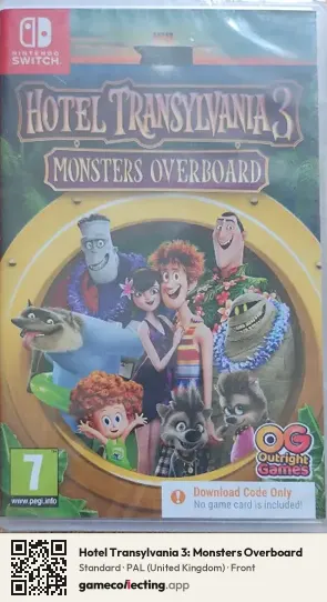 Hotel Transylvania 3: Monsters Overboard Nintendo Switch, United Kingdom box front