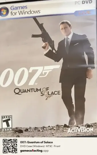 007: Quantum of Solace Computer, NTSC box front