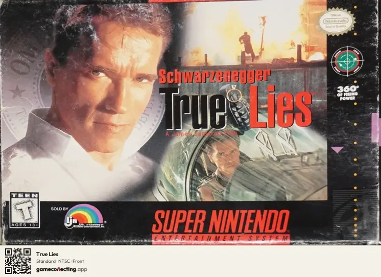 True Lies Super Nintendo Entertainment System, NTSC box front