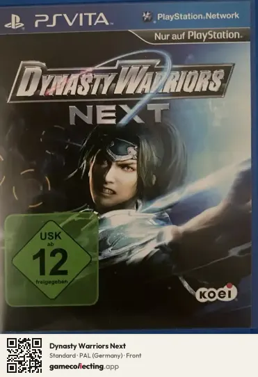 Dynasty Warriors Next PlayStation Vita, Germany box front