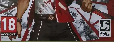 Escape Dead Island, the PEGI square on its front