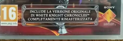 White Knight Chronicles II, the PEGI square on its front