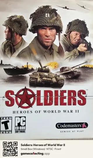Soldiers: Heroes of World War II Computer, NTSC box front