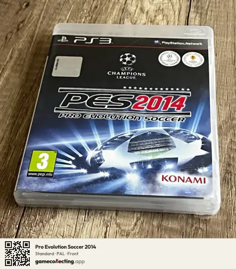 Pro Evolution Soccer 2014 PlayStation 3, PAL box front