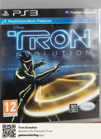 Tron: Evolution PlayStation 3, Germany box front