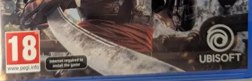 Assassin's Creed Black Flag Resynced, the USK square on its front