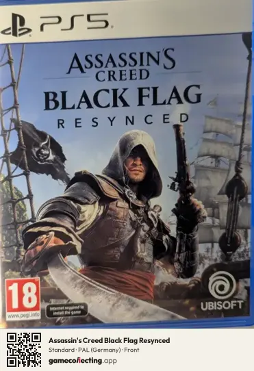 Assassin's Creed Black Flag Resynced PlayStation 5, Germany box front