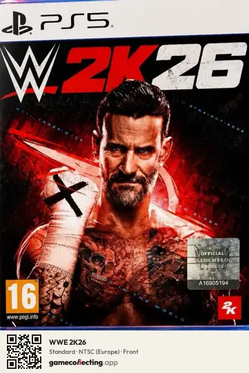WWE 2K26 PlayStation 5, Europe box front