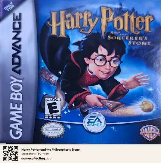 Harry Potter and the Philosopher's Stone Game Boy Advance, NTSC box front