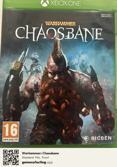 Warhammer: Chaosbane Xbox One, PAL box front