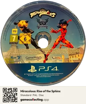 Miraculous: Rise of the Sphinx PlayStation 4, PAL disc