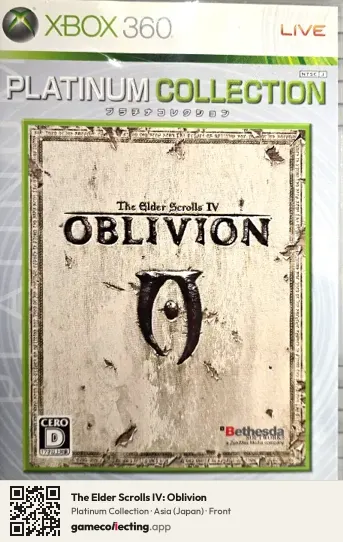 The Elder Scrolls IV: Oblivion Xbox 360, Asia box front