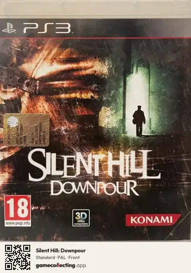 Silent Hill: Downpour PlayStation 3, PAL box front