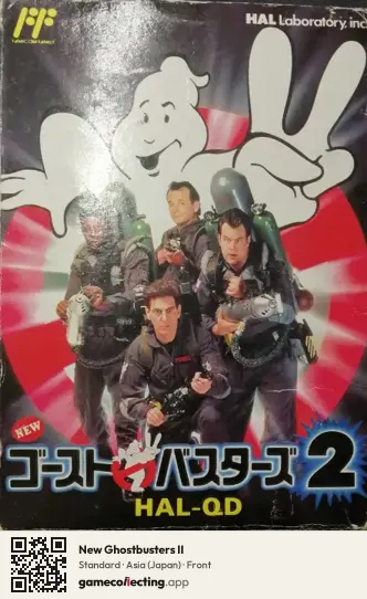 New Ghostbusters II Nintendo Entertainment System, Asia box front
