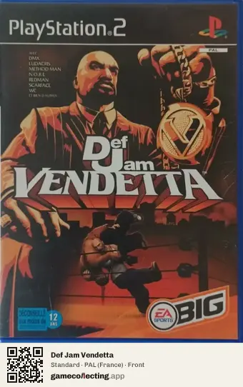Def Jam Vendetta PlayStation 2, France box front