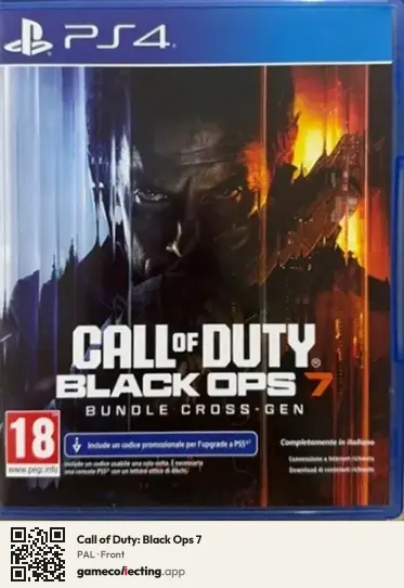Call of Duty: Black Ops 7 PlayStation 4, PAL box front