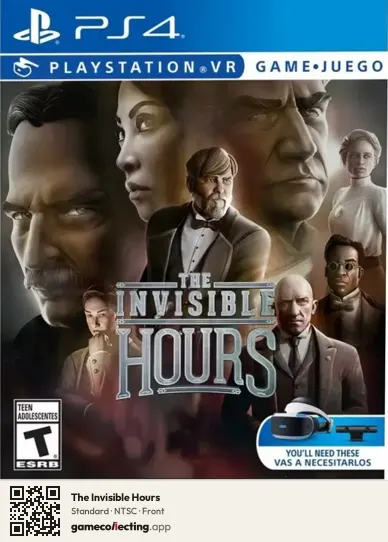 The Invisible Hours PlayStation 4, NTSC box front