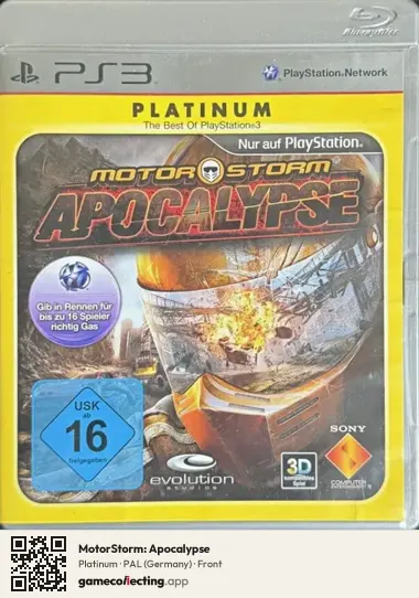 MotorStorm: Apocalypse PlayStation 3, Germany box front