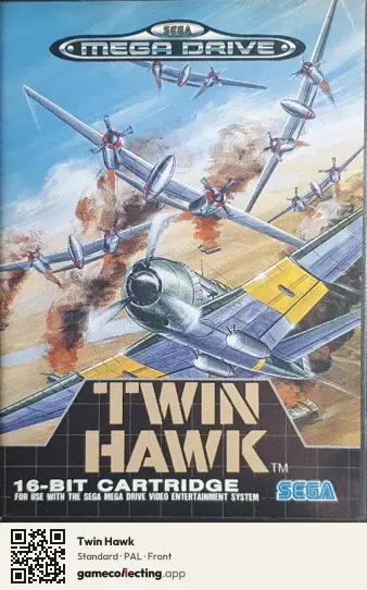 Twin Hawk Sega Mega Drive / Genesis, PAL box front