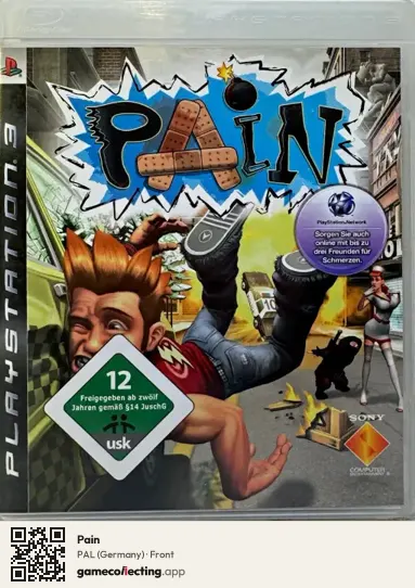 Pain PlayStation 3, Germany box front