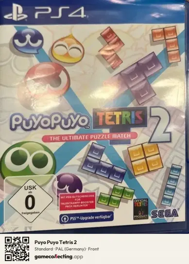 Puyo Puyo Tetris 2 PlayStation 4, Germany box front
