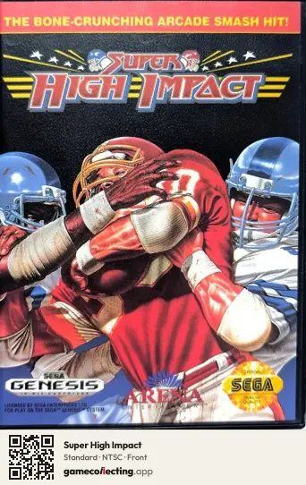 Super High Impact Sega Mega Drive / Genesis, NTSC box front