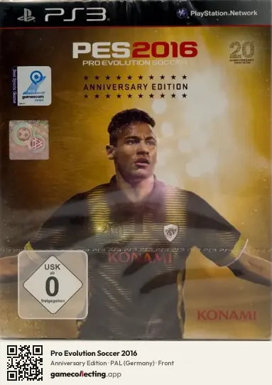 Pro Evolution Soccer 2016 PlayStation 3, Germany box front