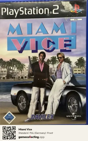 Miami Vice PlayStation 2, Germany box front