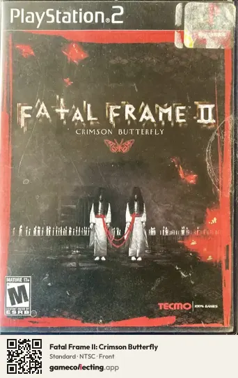 Fatal Frame II: Crimson Butterfly PlayStation 2, NTSC box front