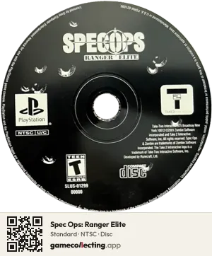 Spec Ops: Ranger Elite PlayStation, NTSC disc